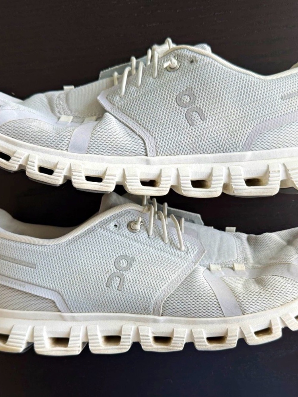 On Cloud 6 Men's Running Shoes Size 10.5 Glacier White Sneakers 3MF10070070 Low